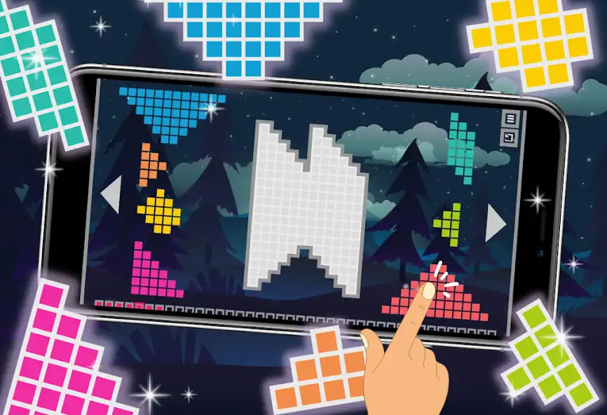 Play Tangram Grid Master as an online game Tangram Grid Master with UptoPlay