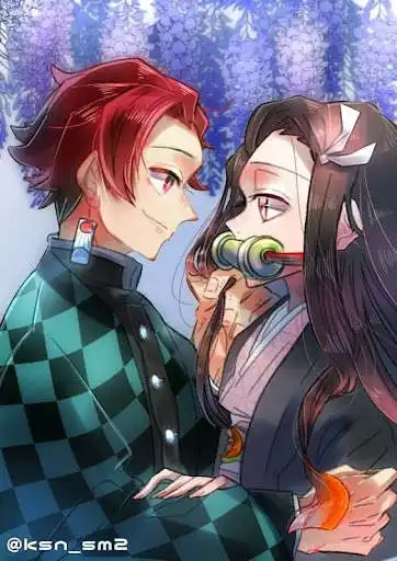 Play Tanjiro & Nezuko Wallpaper HD as an online game Tanjiro & Nezuko Wallpaper HD with UptoPlay