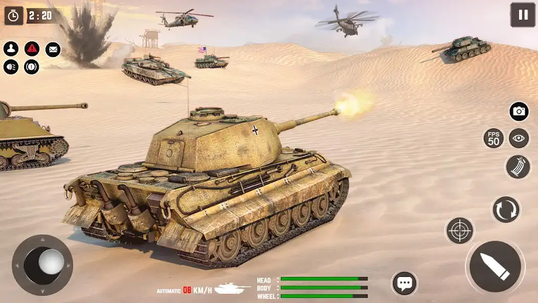 Play Tank Battle Game - War Game 3D as an online game Tank Battle Game - War Game 3D with UptoPlay