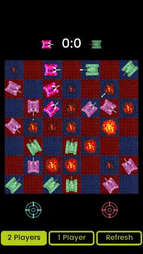 Play Tank Battle of Tic Tac Toe