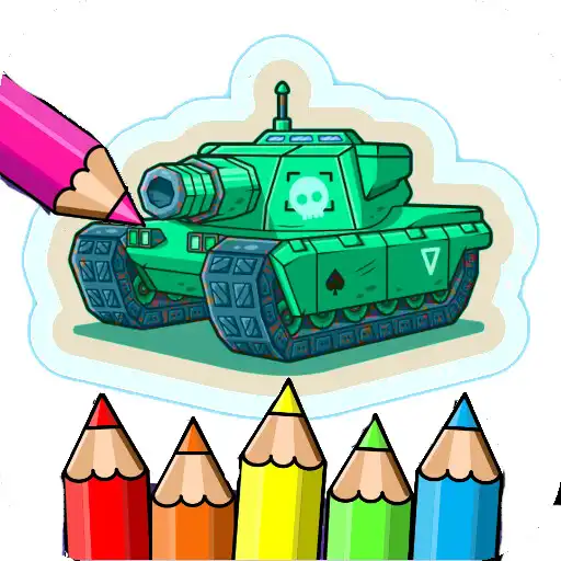 Play tank car coloring book APK Play tank car coloring book APK