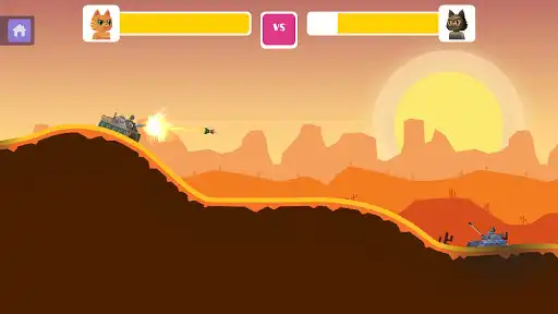 Play Tank Cat Wars as an online game Tank Cat Wars with UptoPlay