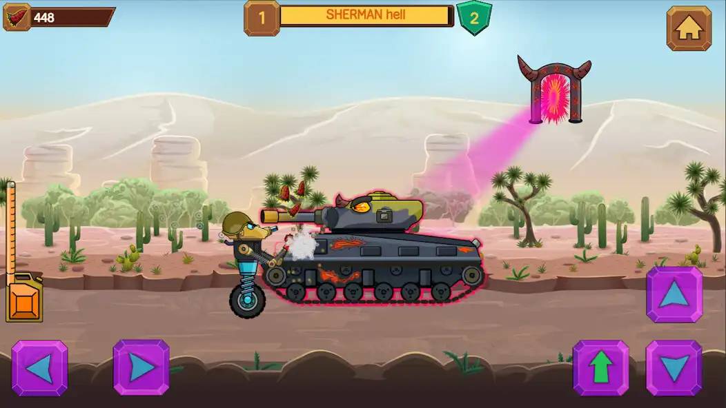 Play Tank Crasher: Tank Battle 2D  and enjoy Tank Crasher: Tank Battle 2D with UptoPlay
