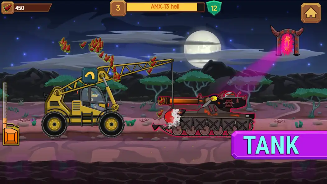 Play Tank Crasher: Tank Battle 2D as an online game Tank Crasher: Tank Battle 2D with UptoPlay