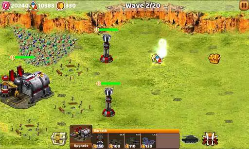 Play Tank Defend: Red Alert Command as an online game Tank Defend: Red Alert Command with UptoPlay