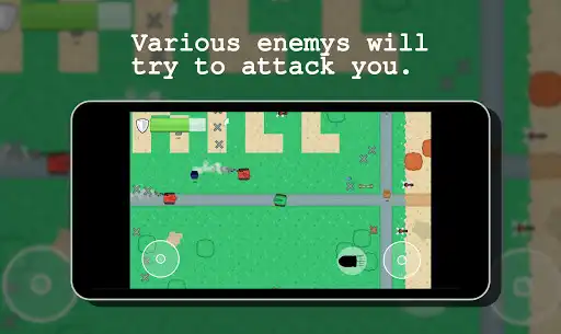 Play Tank game 2D - Tanky as an online game Tank game 2D - Tanky with UptoPlay