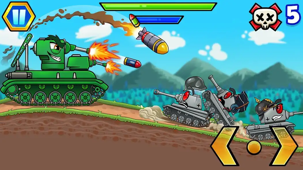 Play Tank Games: Combat wars as an online game Tank Games: Combat wars with UptoPlay