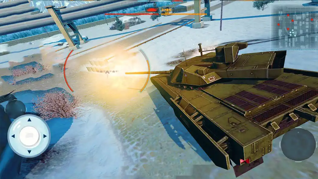 Play Tanks Battle Combat: Warfare as an online game Tanks Battle Combat: Warfare with UptoPlay