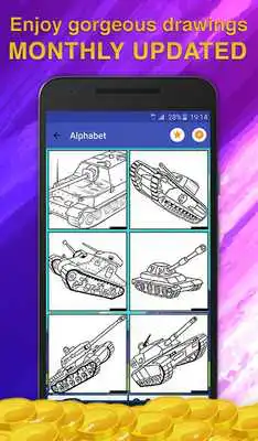 Play Tanks Coloring Game
