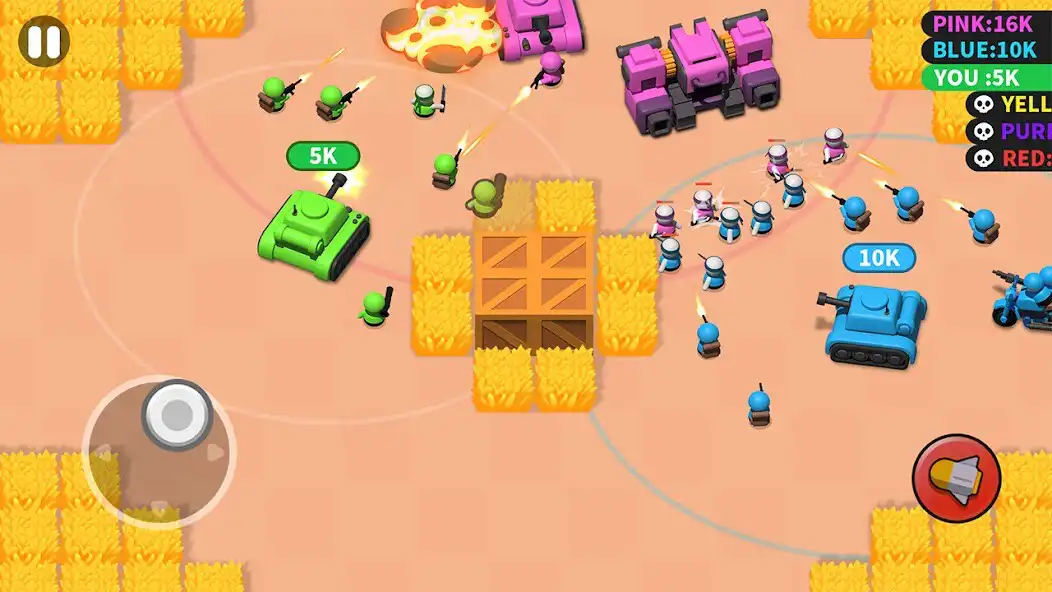 Play Tank Squad Battle as an online game Tank Squad Battle with UptoPlay