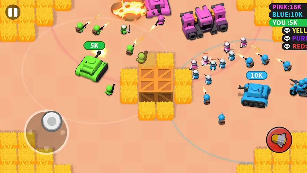 Play Tank Squad Battle-Warfare King as an online game Tank Squad Battle-Warfare King with UptoPlay