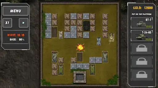 Play Tanks X as an online game Tanks X with UptoPlay