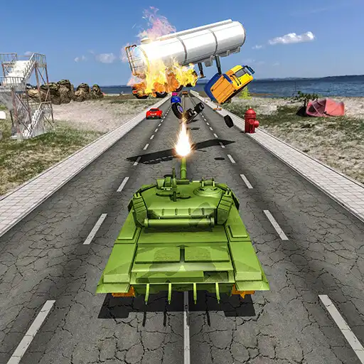 Play Tank Traffic Racing War APK