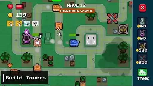 Play Tankuss - Retro Tower Defense Game as an online game Tankuss - Retro Tower Defense Game with UptoPlay