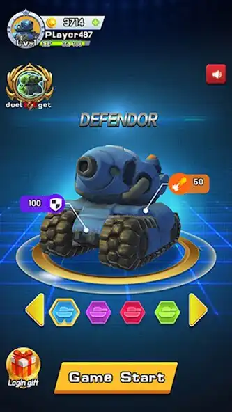 Play Tank Warfare - Battle Game as an online game Tank Warfare - Battle Game with UptoPlay