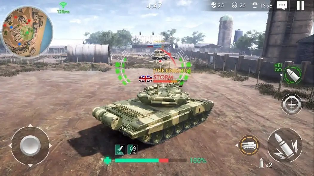 Play Tank Warfare: PvP Battle Game as an online game Tank Warfare: PvP Battle Game with UptoPlay