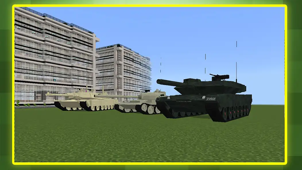 Play Tank Wars Minecraft Mod as an online game Tank Wars Minecraft Mod with UptoPlay