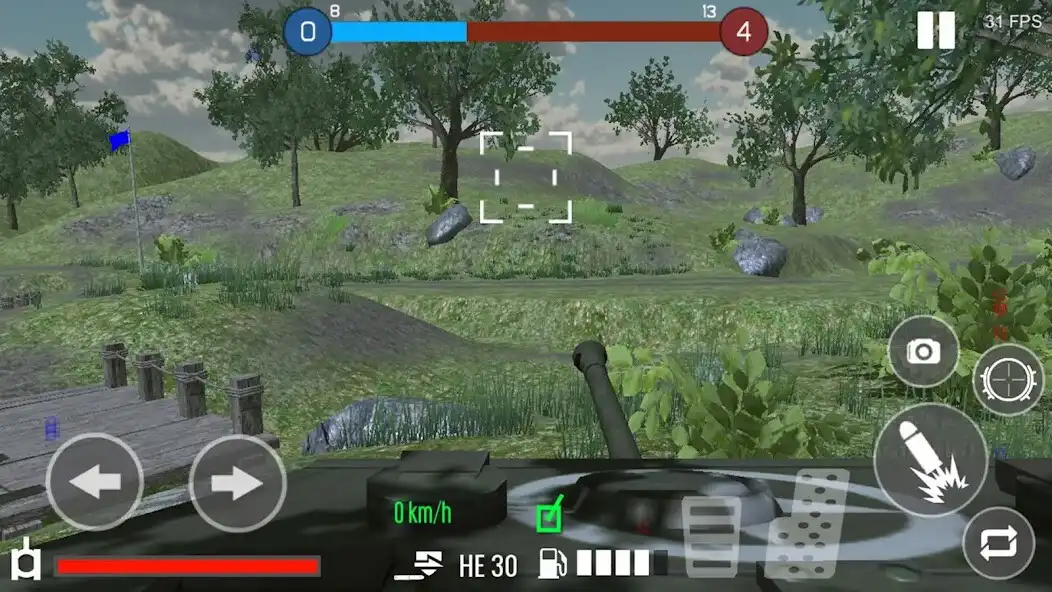 Play Tank War:ww2 tank simulator as an online game Tank War:ww2 tank simulator with UptoPlay
