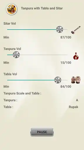 Play Tanpura With Tabla & Sitar as an online game Tanpura With Tabla & Sitar with UptoPlay
