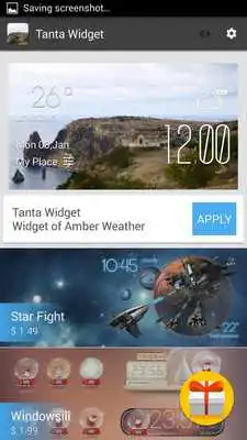 Play Tanta weather widget/clock