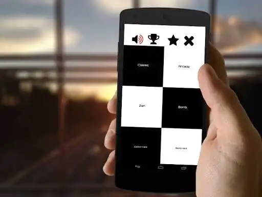 Play Tap Black and White Piano Play Tap Black and White Piano