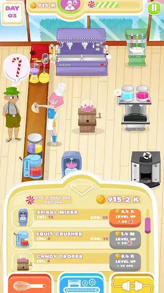 Play Tap Candy : sweets clicker as an online game Tap Candy : sweets clicker with UptoPlay