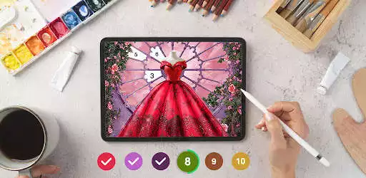 Играйте в Tap Color Pro: Color By Number и наслаждайтесь Tap Color Pro: Color By Number с UptoPlay