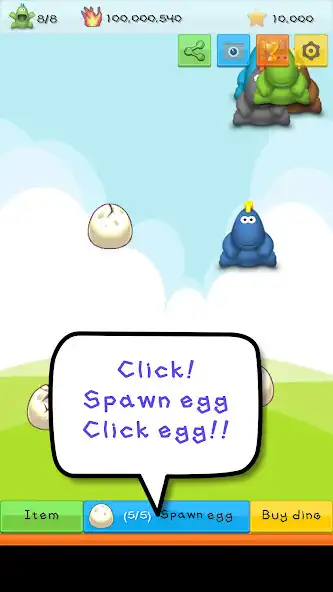 Play Tap! Dinosaur Game - Clicker  and enjoy Tap! Dinosaur Game - Clicker with UptoPlay