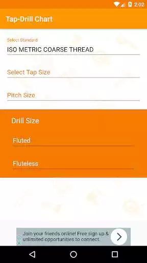 Play Tap-Drill Chart