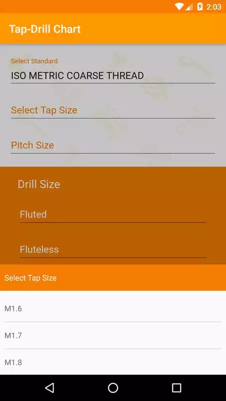 Play Tap-Drill Chart