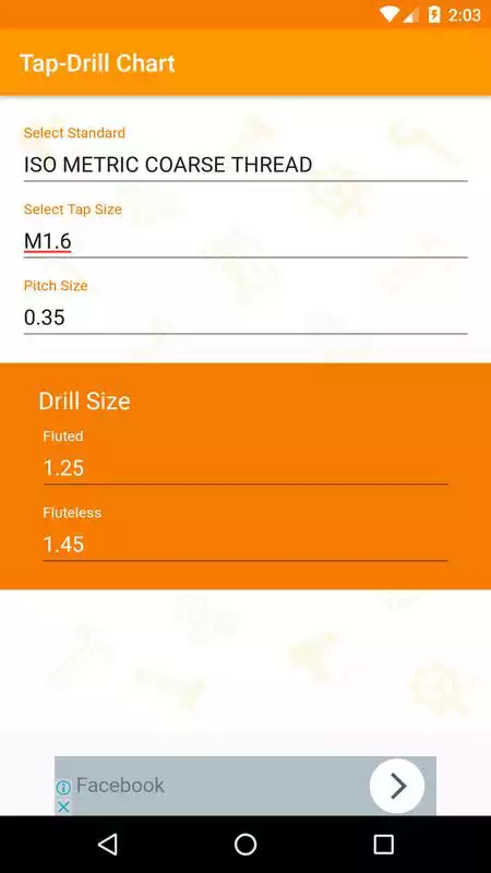 Play Tap-Drill Chart