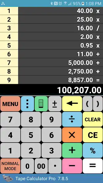 Play Tape Calculator Pro  and enjoy Tape Calculator Pro with UptoPlay