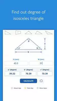 Play Taper  Triangle Degree Calculator - AngleCal