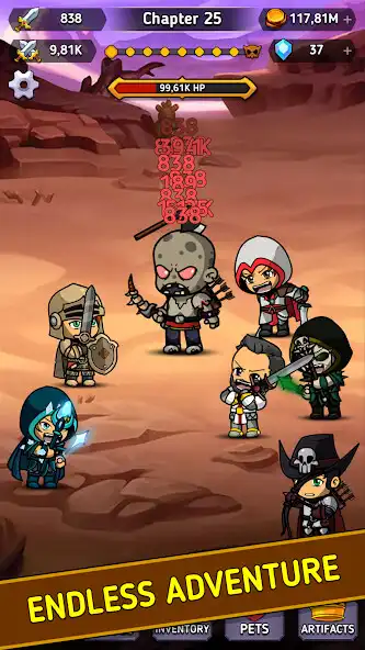 Play Tap Hero Clicker - RPG Game 2D  and enjoy Tap Hero Clicker - RPG Game 2D with UptoPlay