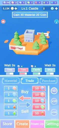 Play Tap Island as an online game Tap Island with UptoPlay