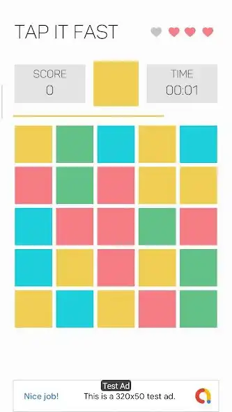 Play Tap It Fast as an online game Tap It Fast with UptoPlay