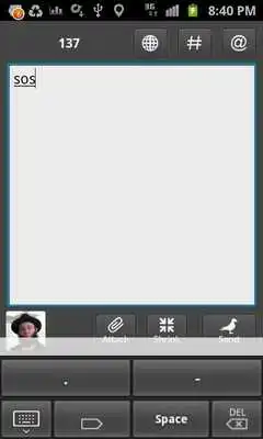 Play Tap keyboard (morse code)