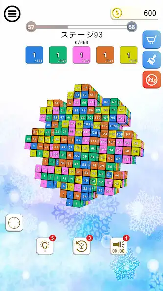 Play Tap Number 3D as an online game Tap Number 3D with UptoPlay