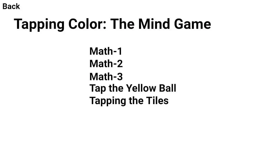Play Tapping Color - The Mind Game  and enjoy Tapping Color - The Mind Game with UptoPlay