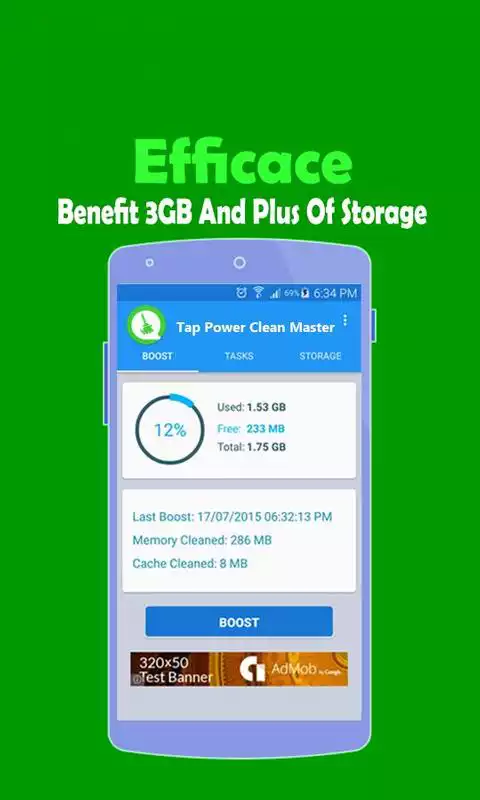 Play Tap Power Clean Master Pro
