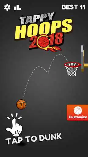 Play Tappy Basketball Shots