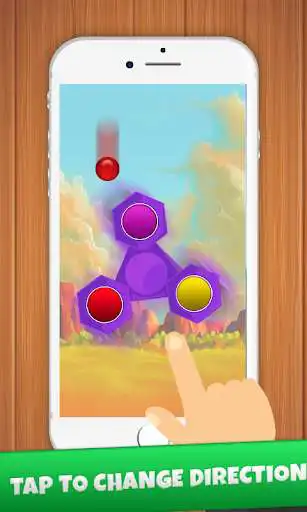 Play Tappy Fidget Spinner: Color wheel simulator 3D
