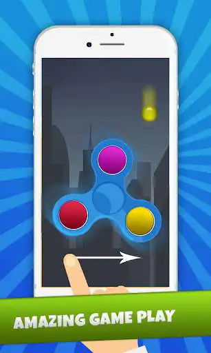 Play Tappy Fidget Spinner: Color wheel simulator 3D