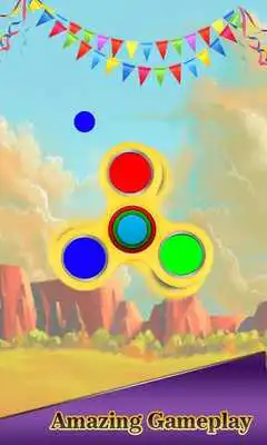 Play Tappy Fidget Spinner: Color wheel simulator 3D