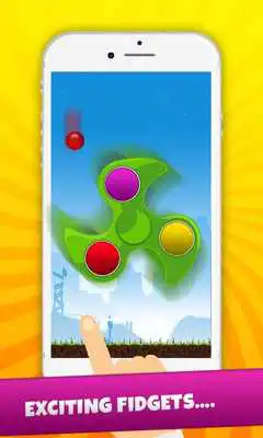 Play Tappy Fidget Spinner: Color wheel simulator 3D
