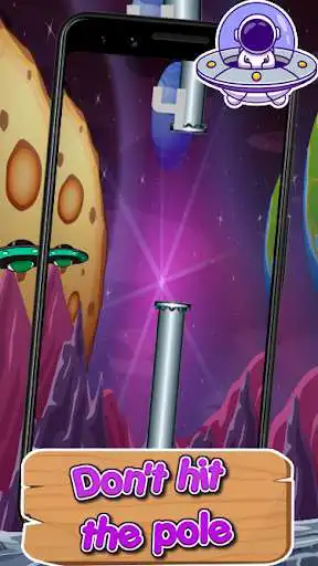 Play Tappy Ufo : muteeri lintang as an online game Tappy Ufo : muteeri lintang with UptoPlay
