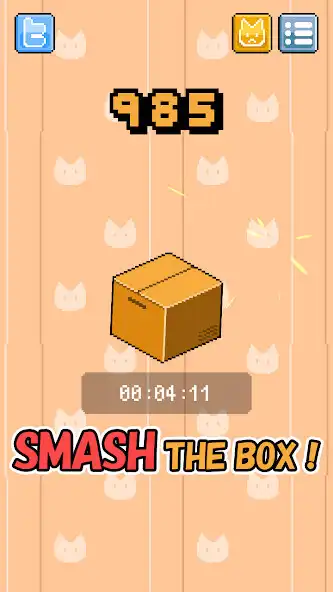 Play Tap! Smash! Kitty Box!  and enjoy Tap! Smash! Kitty Box! with UptoPlay
