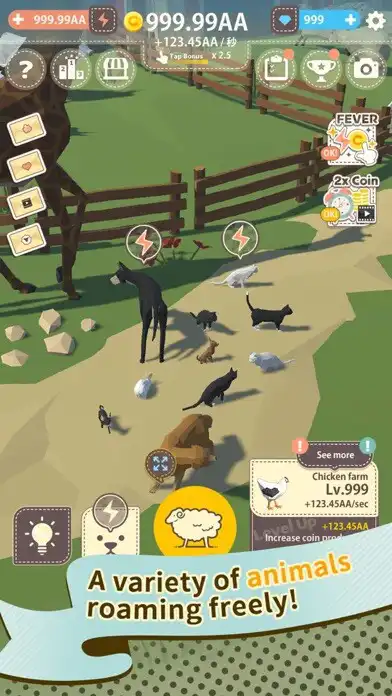 Play Tap Tap Animal Farm ! as an online game Tap Tap Animal Farm ! with UptoPlay