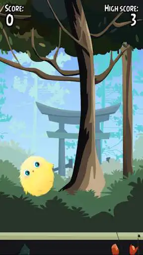 Play Tap Tap Bouncy Little Bird as an online game Tap Tap Bouncy Little Bird with UptoPlay