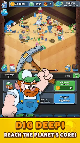 Play Tap Tap Dig 2: Idle Mine Sim as an online game Tap Tap Dig 2: Idle Mine Sim with UptoPlay
